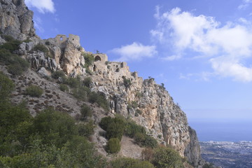 Fototapeta na wymiar Nord Zypern, Saint Hilarion Kalesi, Burg St. Hilarion