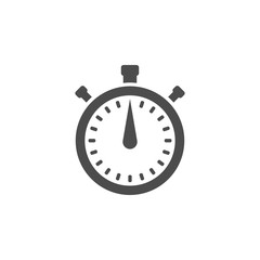 Stopwatch flat vector icon