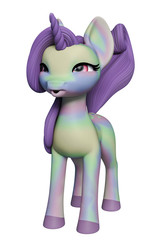 lovely unicorn cartoon © DM7