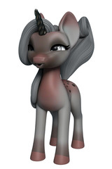lovely unicorn cartoon © DM7