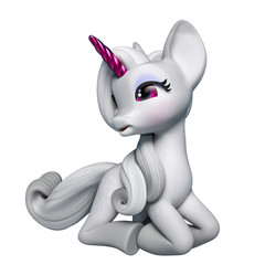 lovely unicorn cartoon © DM7