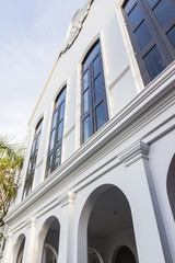 Obraz premium Architecture of Sino-Portusuese style hotel