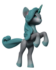 lovely unicorn cartoon © DM7