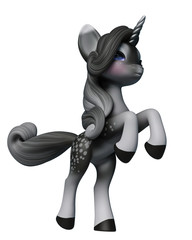 lovely unicorn cartoon © DM7