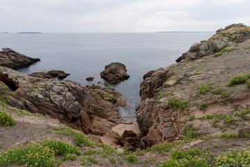 Côte rocheuse de l'île de Houat