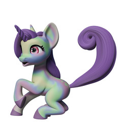 lovely unicorn cartoon © DM7