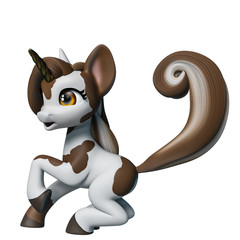 lovely unicorn cartoon © DM7