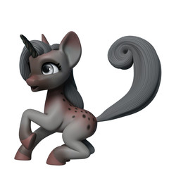 lovely unicorn cartoon © DM7