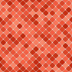 Red abstract seamless diagonal square pattern background design - vector graphic