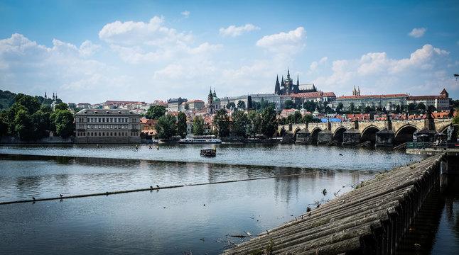 Vltava River Prague Czech Republic
