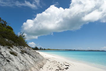 Caribbean Island Landscape And Sky