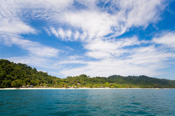 Tropical landscape of Koh Ngai
