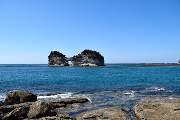 Fototapeta na wymiar 円月島（高嶋）