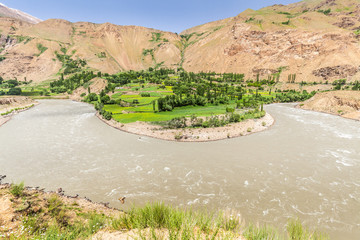 Nice view of Pamir in Tajikistan