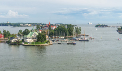 Islands in the Baltic Sea near Helsinki, Finland