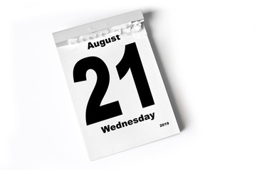 21. August 2019