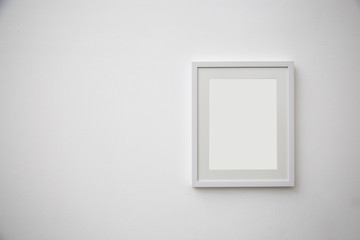 Blank photo frame