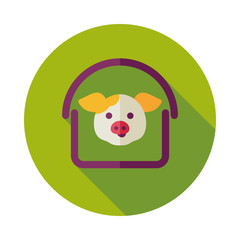 Pigsty vector icon