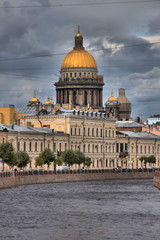 Fototapeta na wymiar Urban scenic of Saint Petersburg, Russia