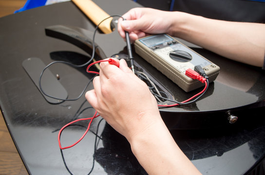 ギター　改造　修理　テスター