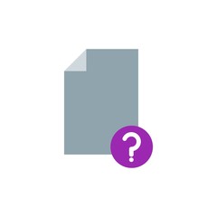 hidden file flat vector icon. Modern simple isolated sign. Pixel perfect vector  illustration for logo, website, mobile app and other designs