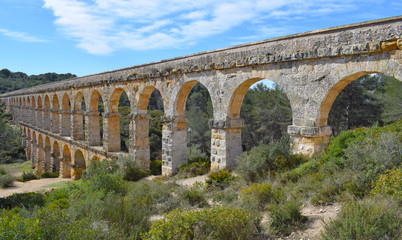 Obraz premium Akwedukt Ferreres w Tarragonie