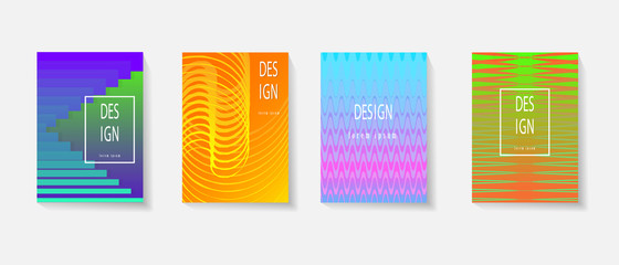 Colorful halftone gradients