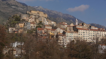 Obraz premium Corte, Universitätsstadt Korsika