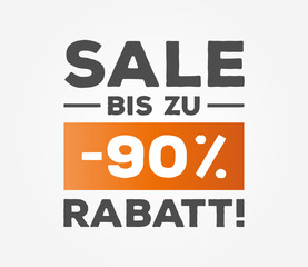 90 Rabatt Sale Vektor