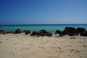 Fototapeta na wymiar Kuba Beach