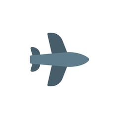 flying plane, flying aircraft flat vector icon. Modern simple isolated sign. Pixel perfect vector  illustration for logo, website, mobile app and other designs