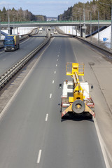 Cars on the expressway
