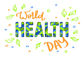 World Health Day greeting card