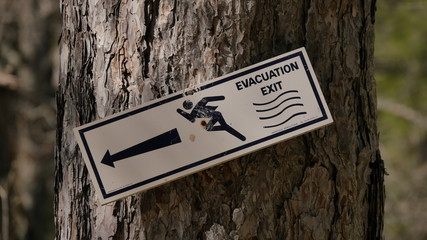 Verkehrsschilder Frankreich: Fluchtweg