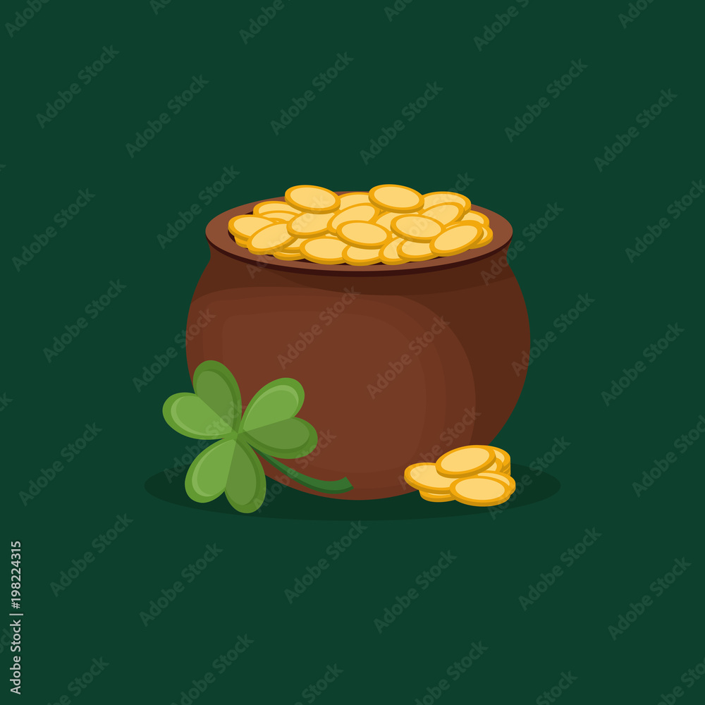 Sticker happy saint patricks day design