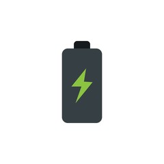 charging phone battery flat vector icon. Modern simple isolated sign. Pixel perfect vector  illustration for logo, website, mobile app and other designs