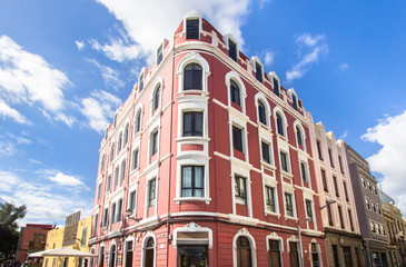 Cityscape with houses in Las Palmas, Gran Canaria, Spain