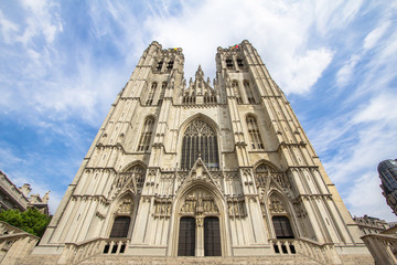 Cathedral St. Michael and St. Gudula in Brussel, Belgium