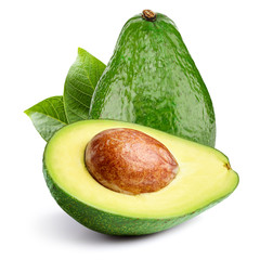 Avocado isolated on white © Maks Peoplenko