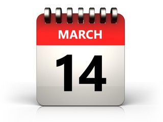 3d 14 march calendar
