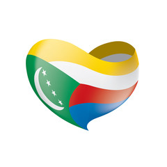 Comoros flag, vector illustration
