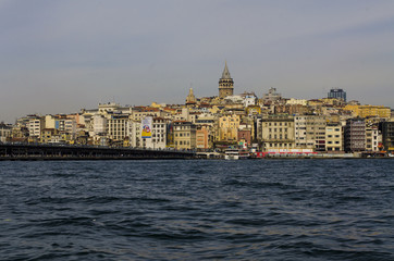galata köprüsü  ve galata kulesi