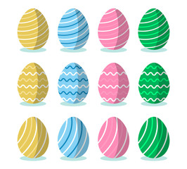 Decorated Easter Egg Set