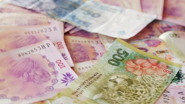 Argentinian Currency Notes. Peso.