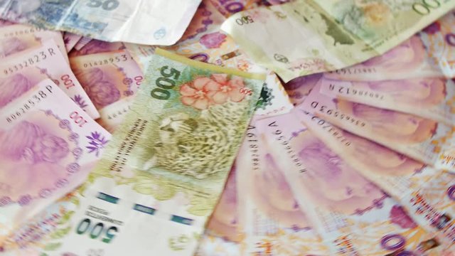 Argentinian Currency Notes. Peso.
