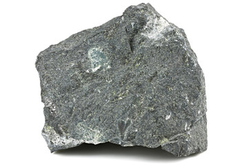 Kimberlite from South Africa isolated on white background