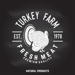 Turkey Farm Badge or Label.