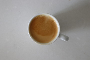 Esspresso cup from above