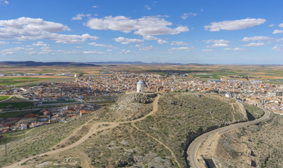 Town of Consuegra in the province of Toledo, Spain