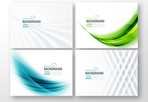 4 Abstract Background Presentation Layouts